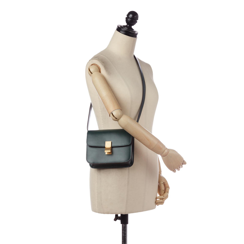 Celine Teen Classic Box Leather Crossbody Bag (SHG-UjQyal)