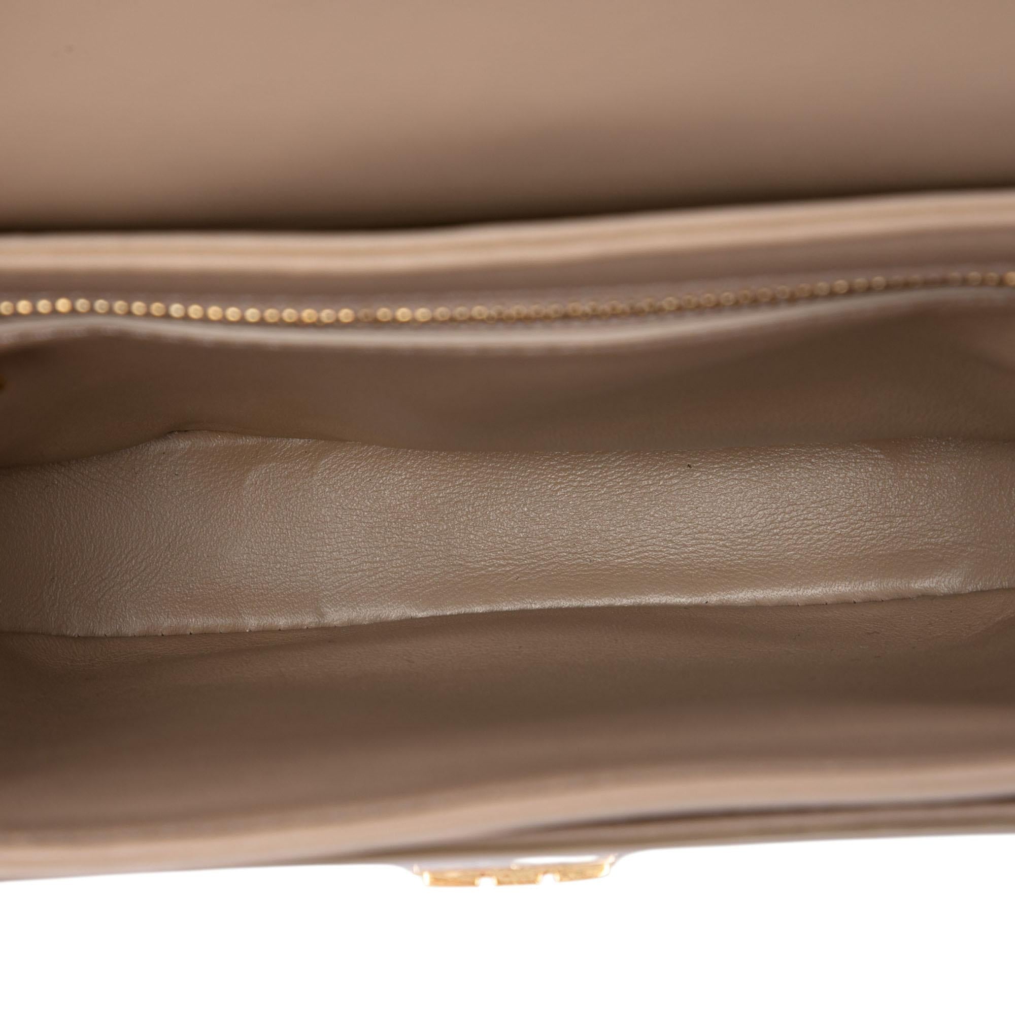Celine Teen Shiny Calfskin Triomphe Besace Clea Crossbody