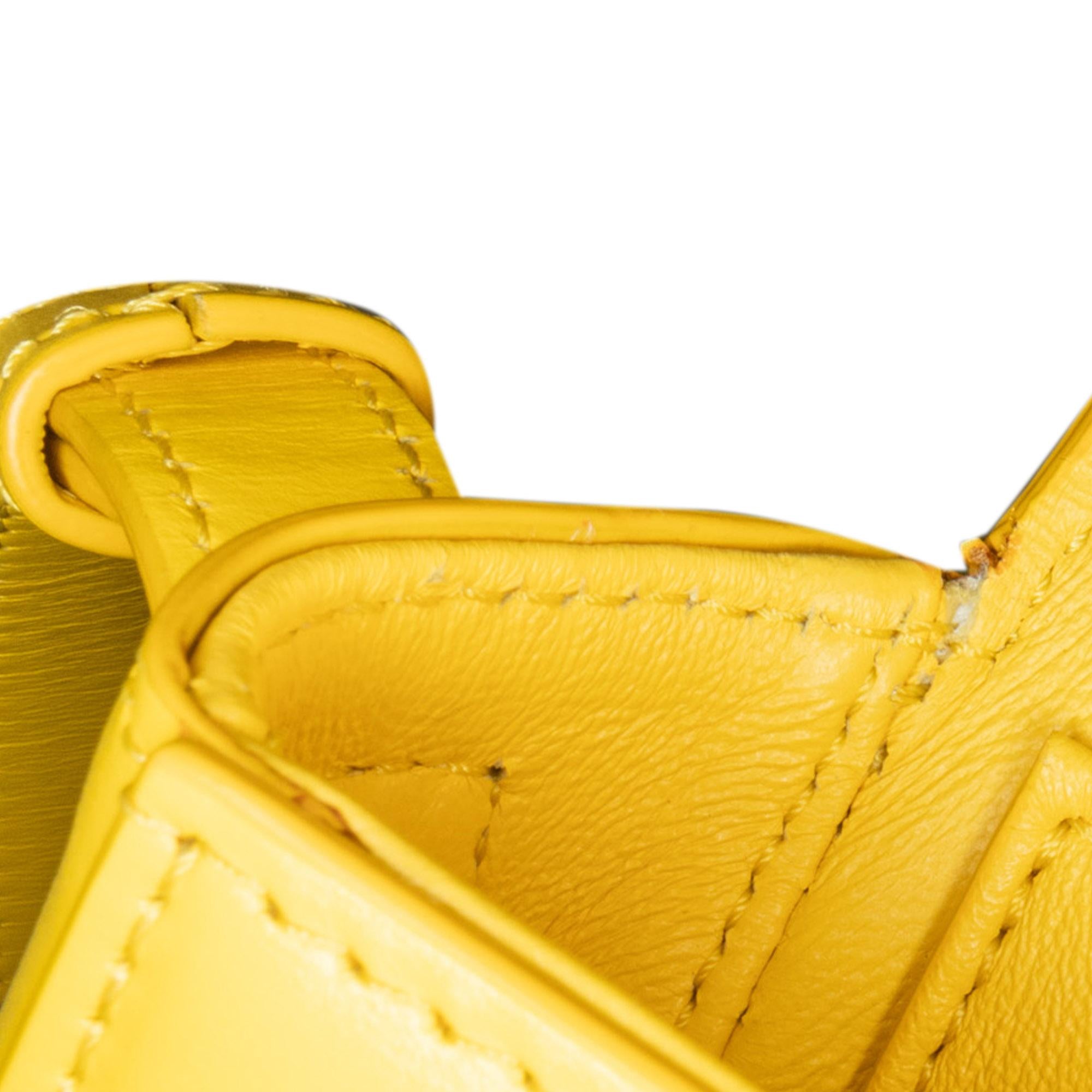 Celine Teen Shiny Calfskin Triomphe Crossbody