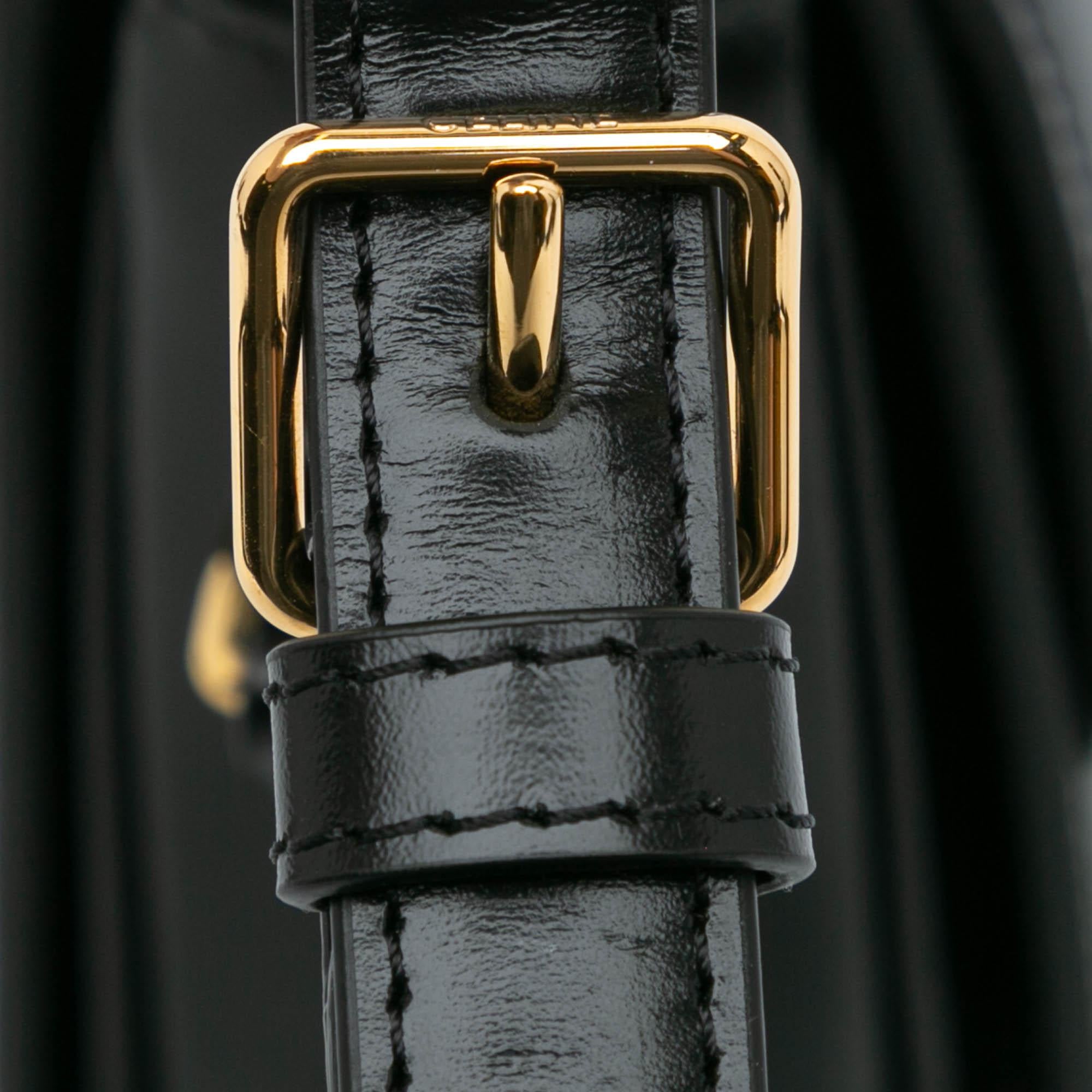 Celine Teen Shiny Calfskin Triomphe Crossbody