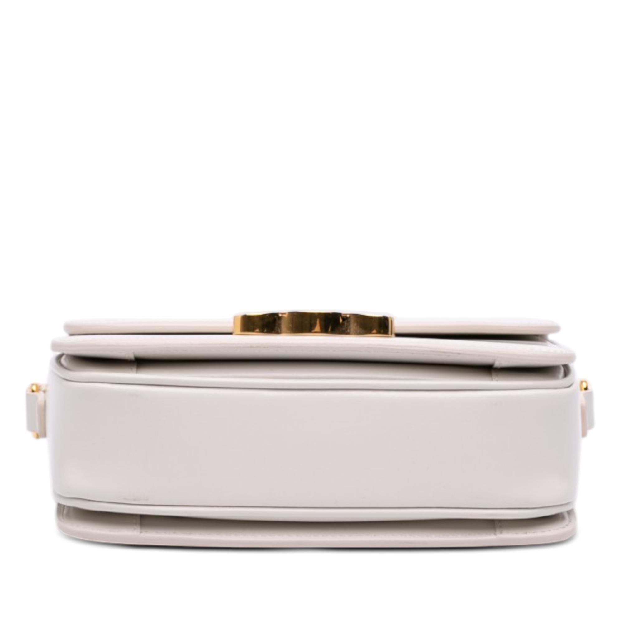 Celine Teen Shiny Calfskin Triomphe Crossbody