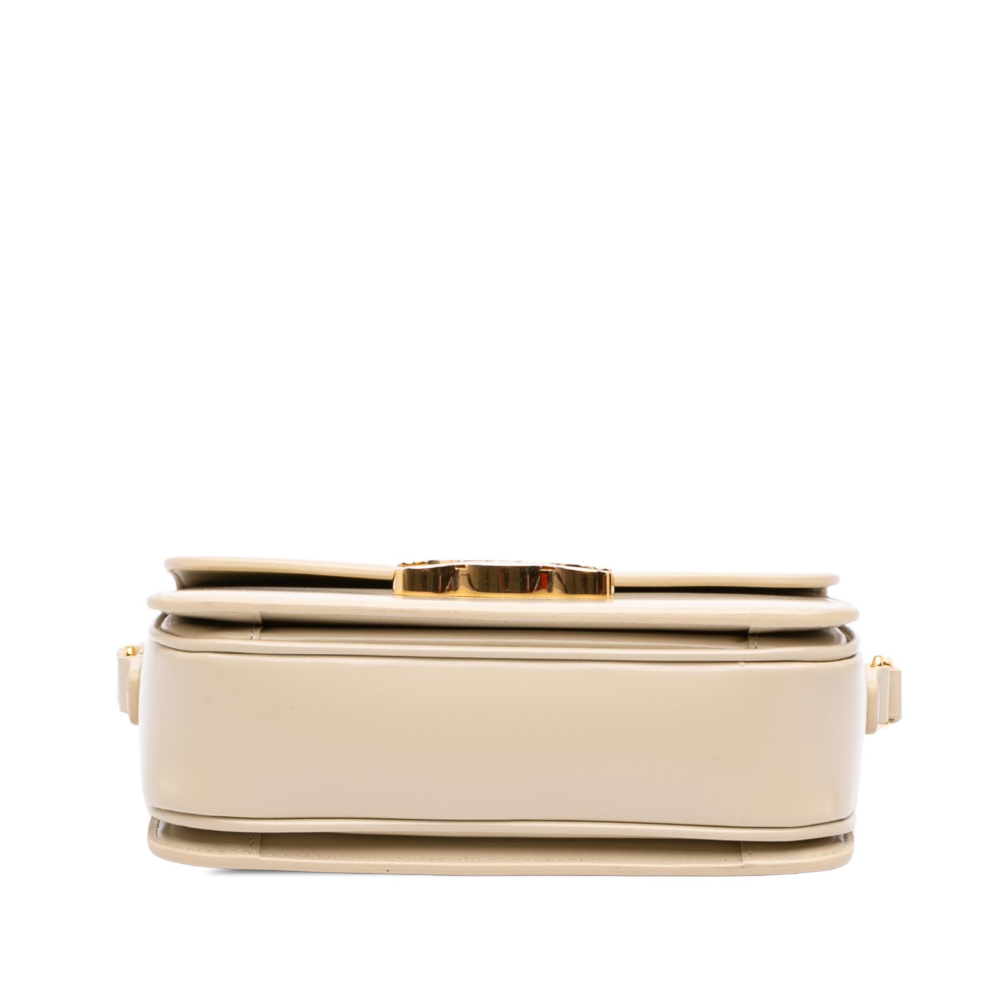 Celine Teen Shiny Calfskin Triomphe Crossbody