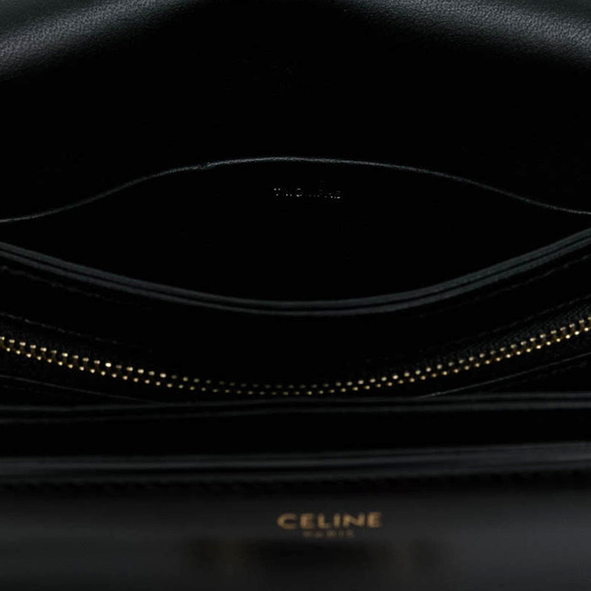 Celine Teen Shiny Calfskin Triomphe Crossbody