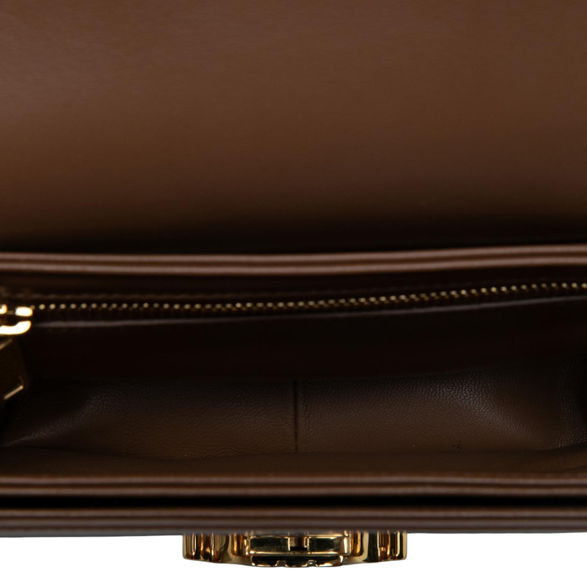Celine Teen Shiny Calfskin Triomphe Crossbody