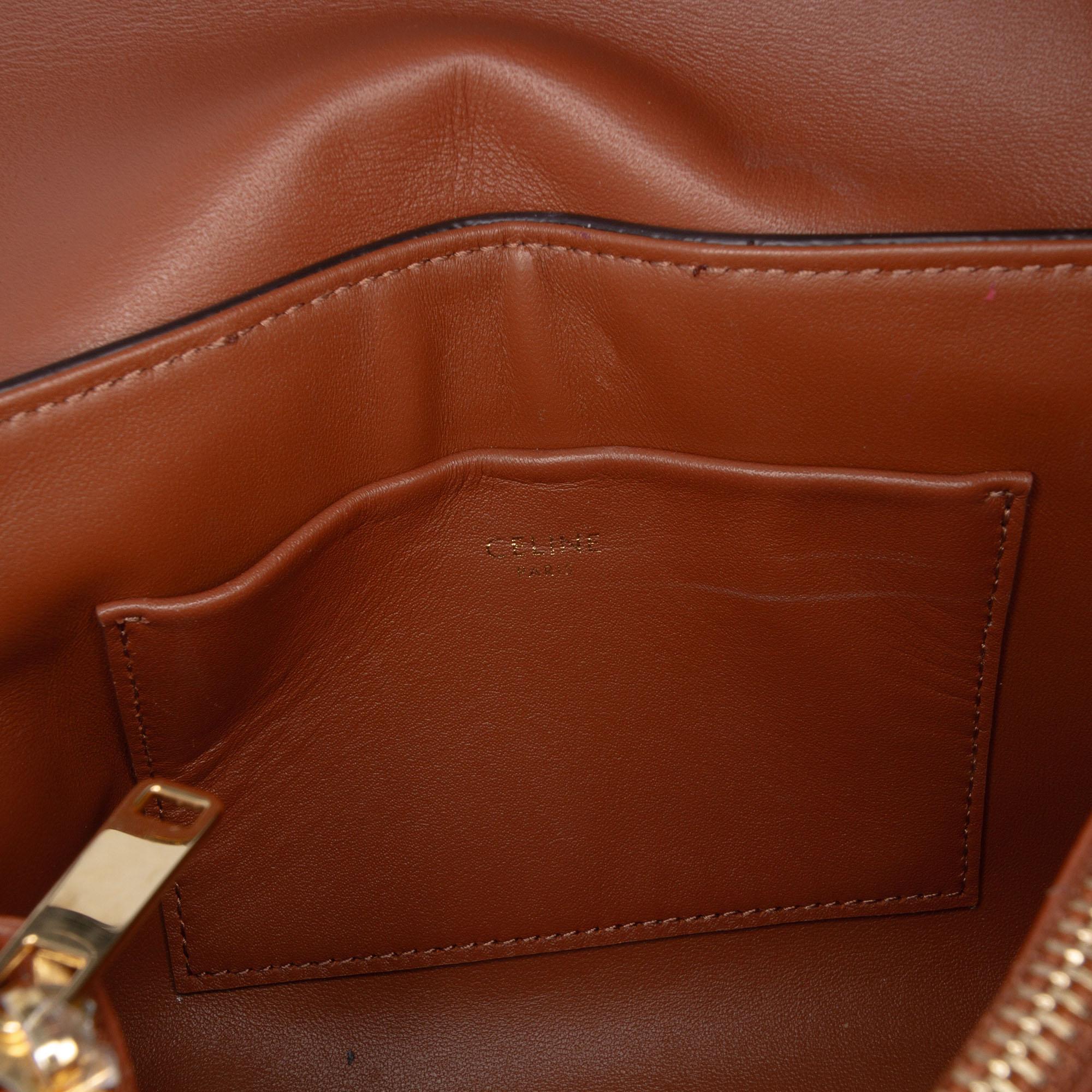 Celine Teen Triomphe Coated Canvas Nino Bag