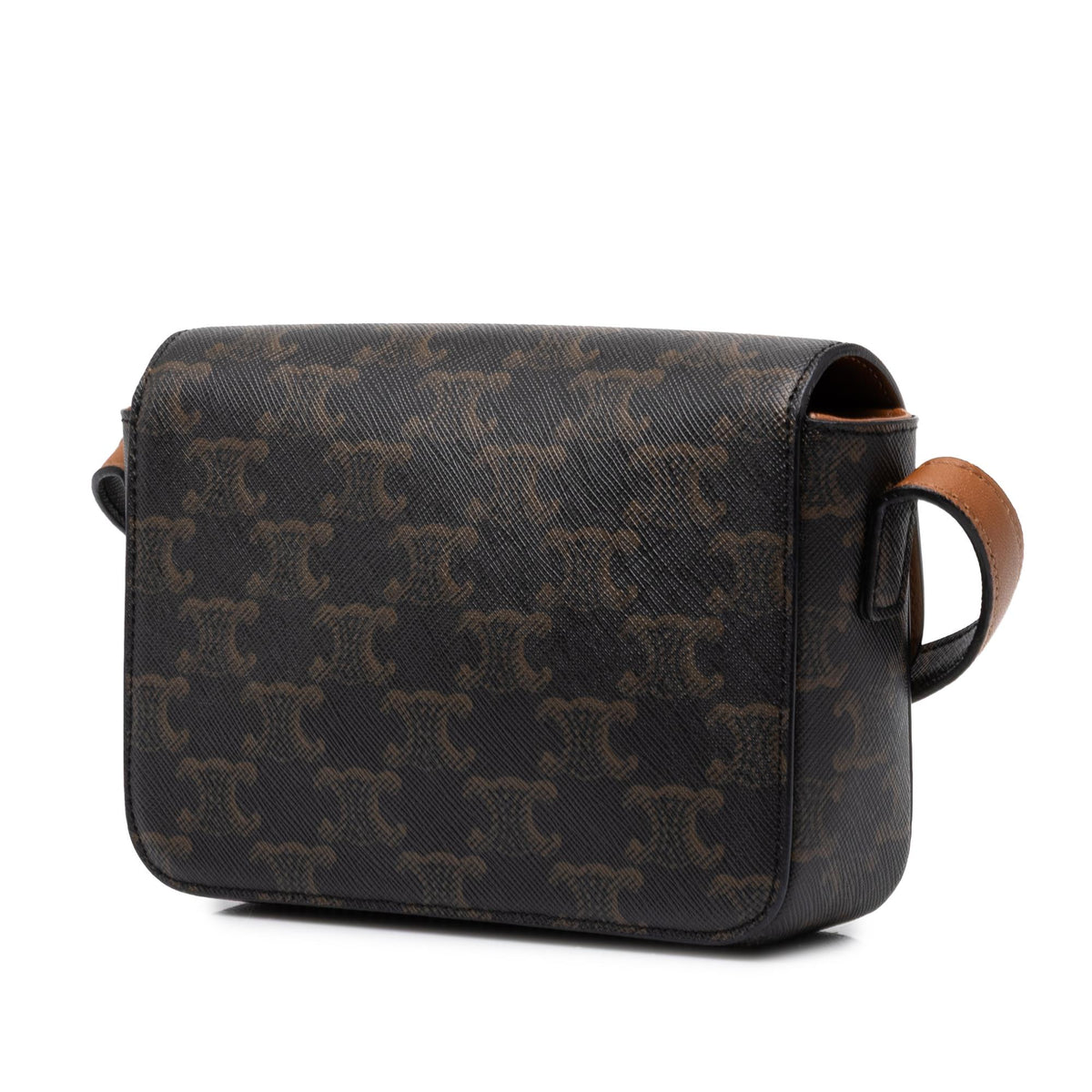 Celine Teen Triomphe Coated Canvas Triomphe Crossbody