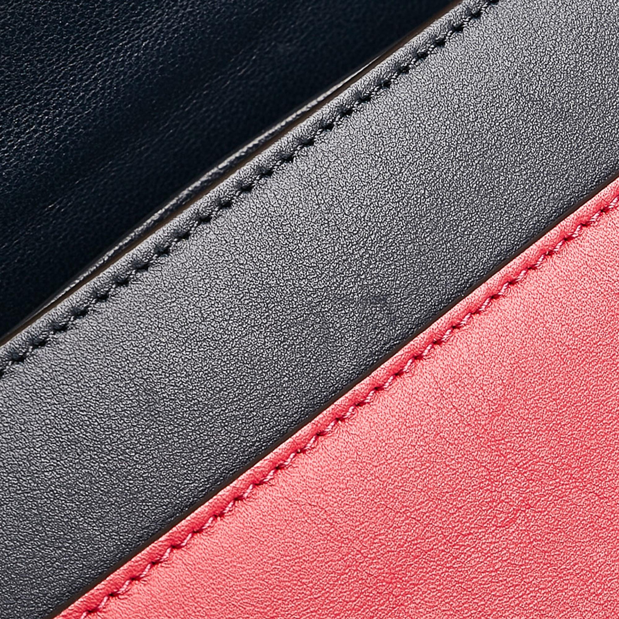 Celine Tricolor Pocket Envelope Leather Shoulder Bag (SHG-vdfVYD)