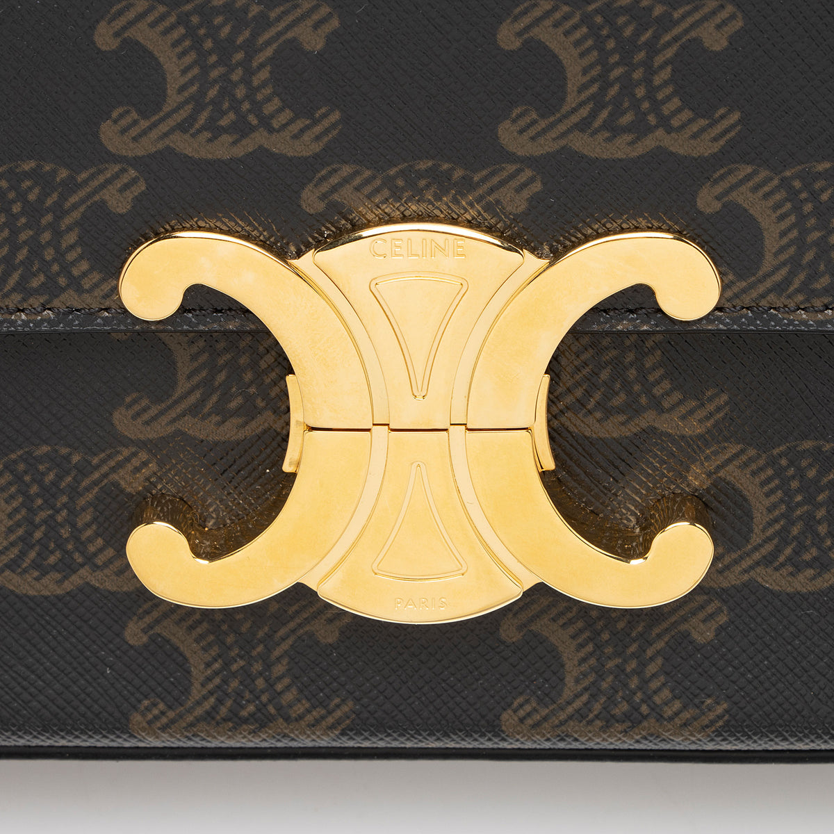 Celine Triomphe Canvas Claude Shoulder Bag