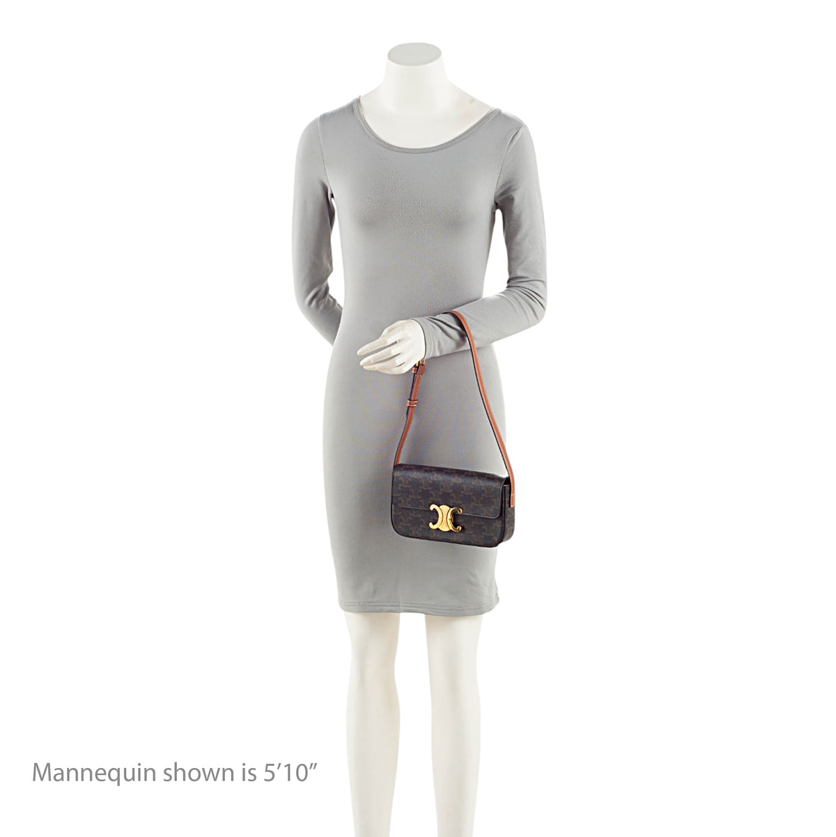 Celine Triomphe Canvas Claude Shoulder Bag