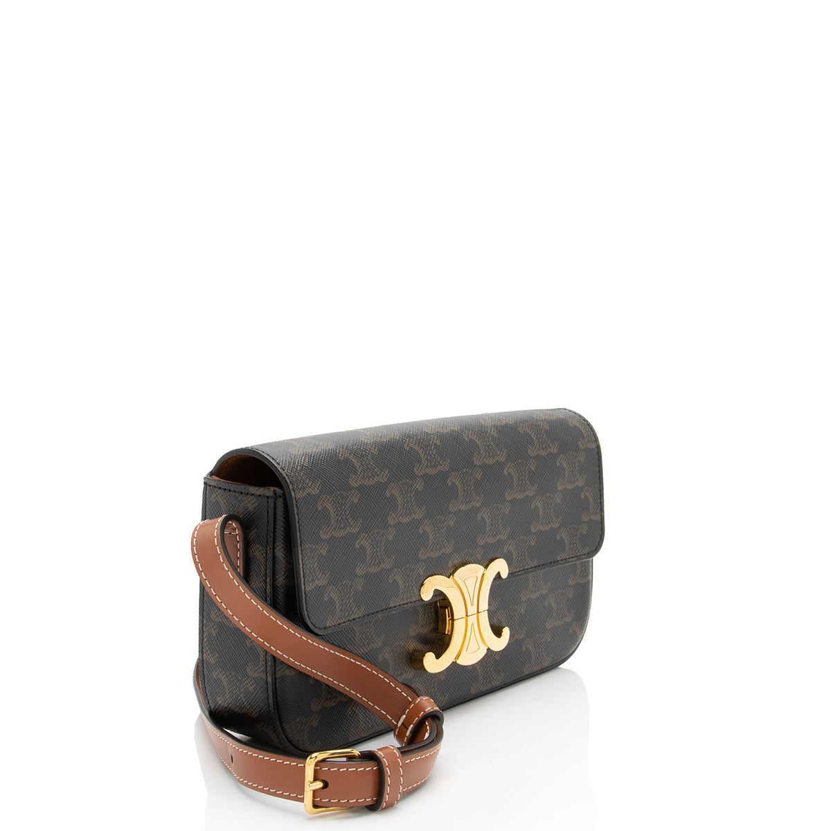 Celine Triomphe Canvas Claude Shoulder Bag