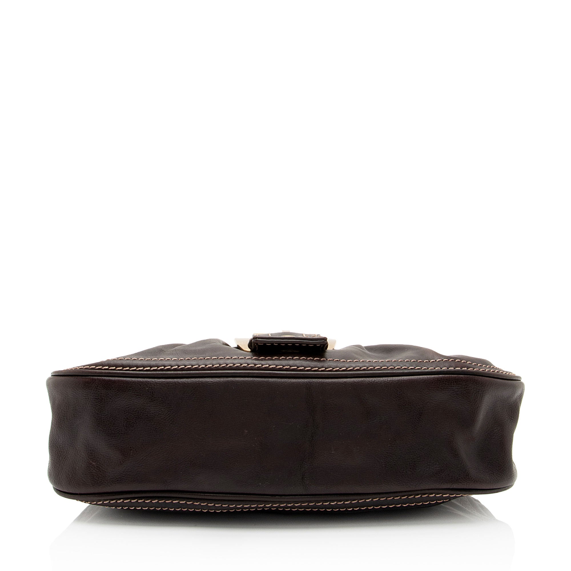 バッグ Celine Vintage Leather Shoulder Bag Celine Vintage Leather Buckle Shoulder Bag (SHF-2mqWEo)