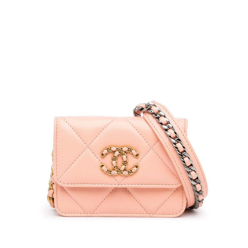 Chanel 19 Mini Pouch On Chain (SHG-nkql4t) – LuxeDH