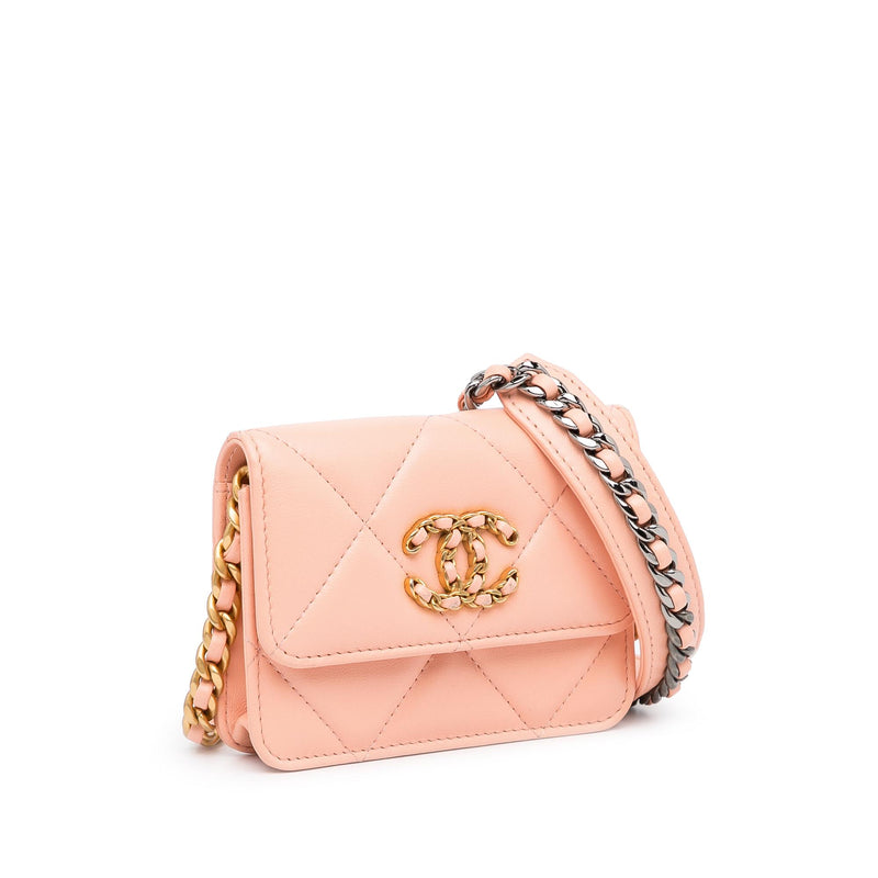 Chanel 19 Mini Pouch On Chain (SHG-nkql4t) – LuxeDH