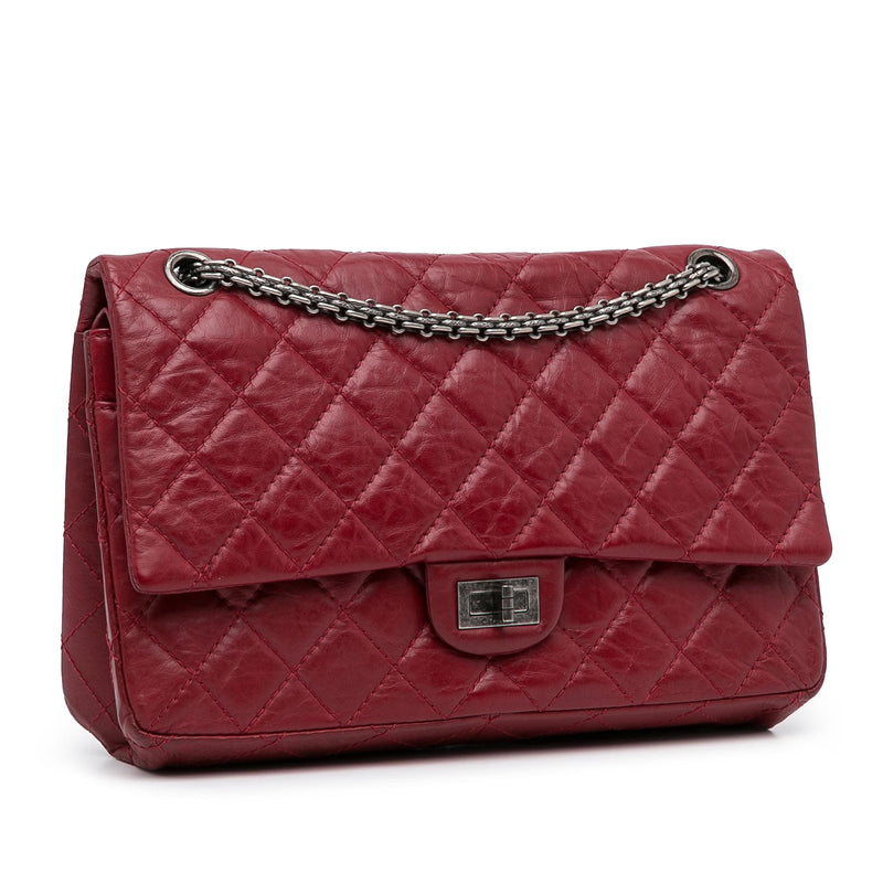 Chanel Reissue 2.55 Aged Calfskin Double Flap 227 (SHG-R1AXl1) – LuxeDH