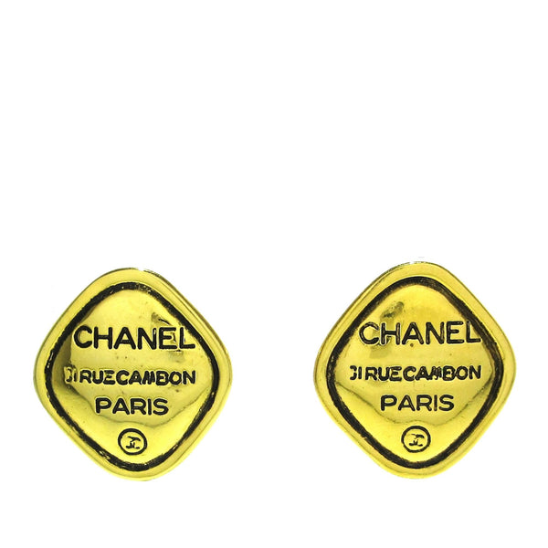Chanel 31 Rue Cambon Paris Clip-On Earrings (SHG-vNcwAs)