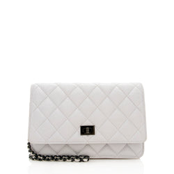 Chanel Aged Calfskin 2.55 Reissue Wallet On Chain Bag (SHF-16504) – LuxeDH