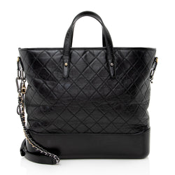 CHANEL Aged Calfskin Chevron Quilted Small Gabrielle Backpack