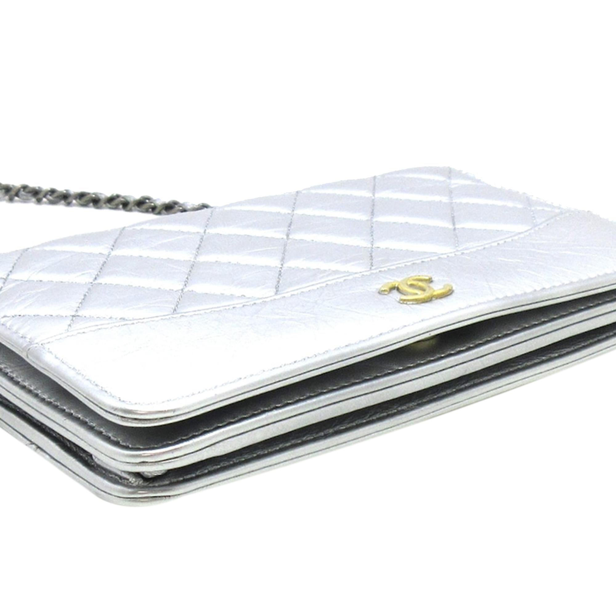Chanel Aged Calfskin Gabrielle Wallet on Chain (SHG-JiFHOH)