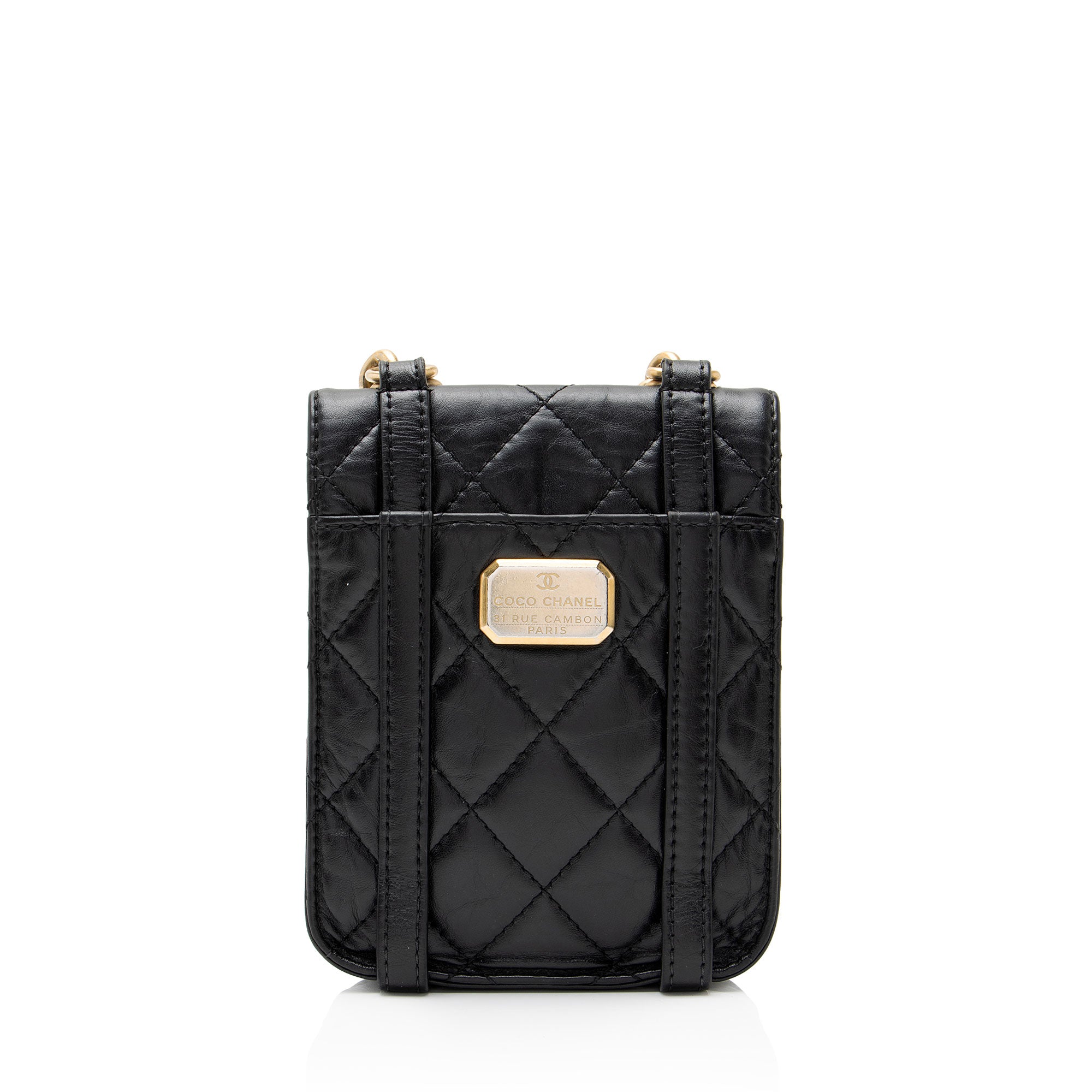 Chanel Aged Calfskin Mini City School Flap Bag
