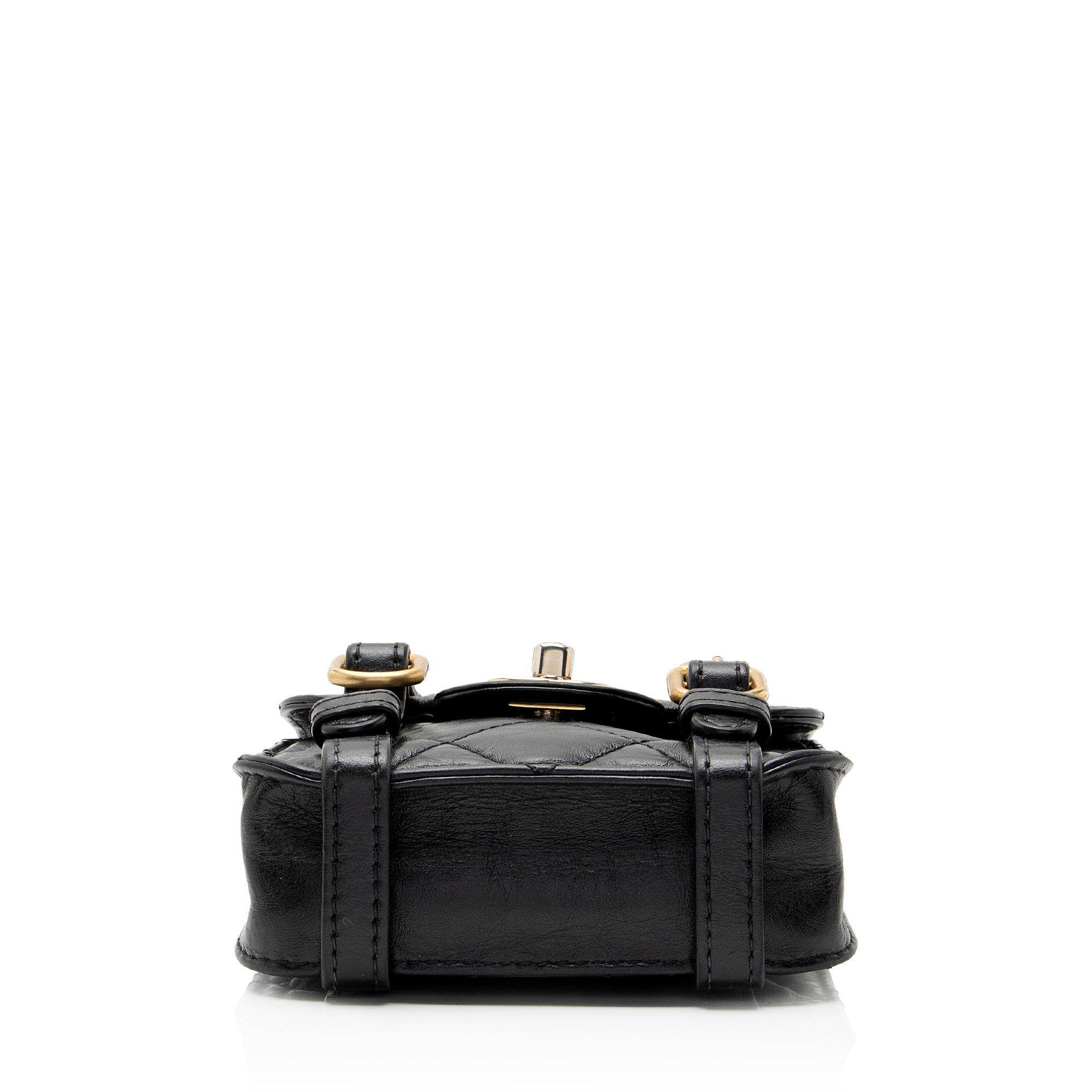 Chanel Aged Calfskin Mini City School Flap Bag