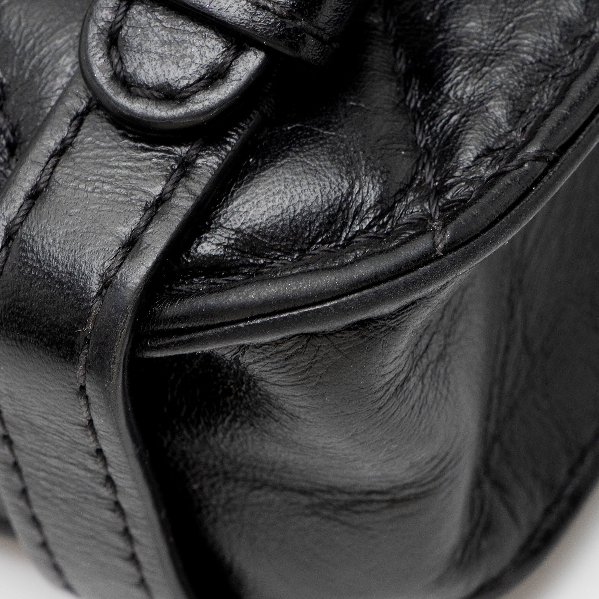 Chanel Aged Calfskin Mini City School Flap Bag