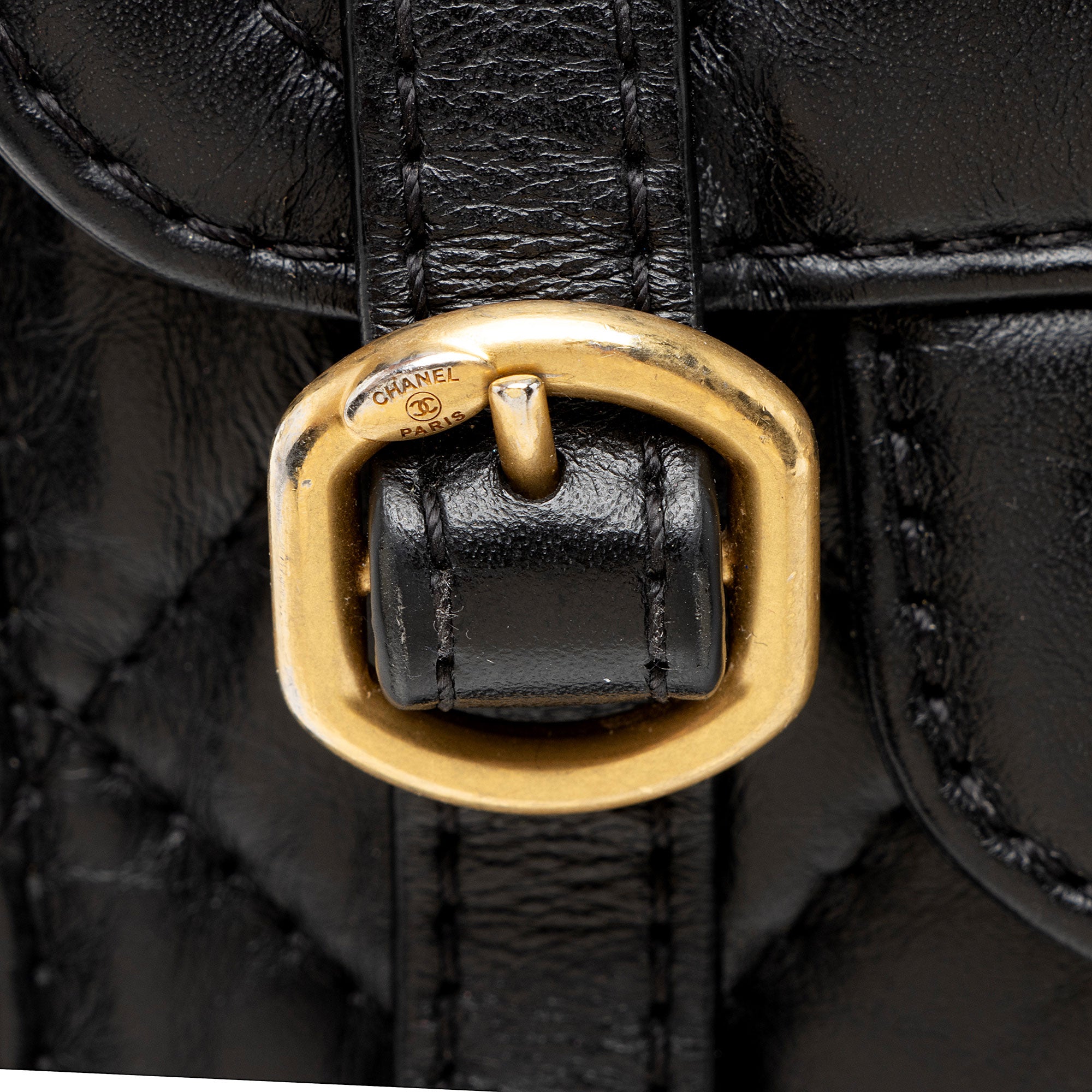 Chanel Aged Calfskin Mini City School Flap Bag