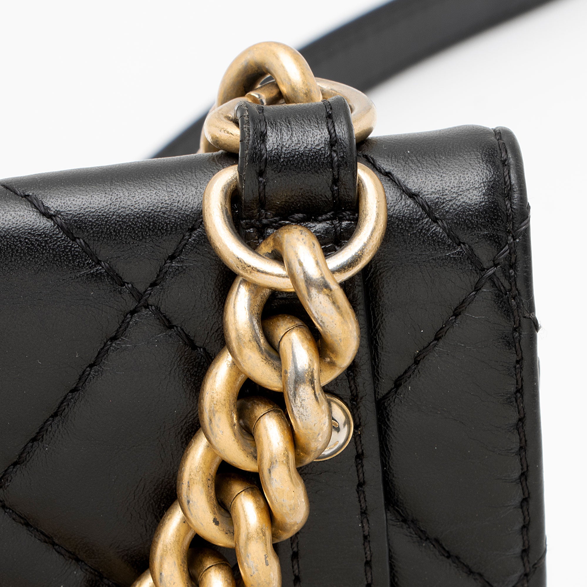 Chanel Aged Calfskin Mini City School Flap Bag