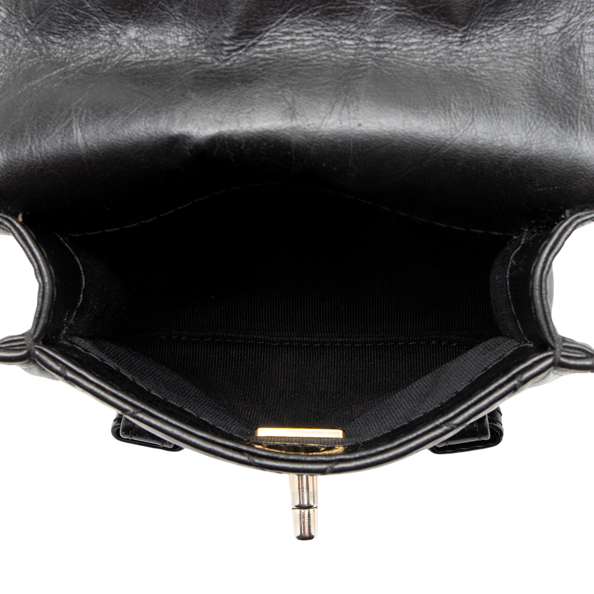 Chanel Aged Calfskin Mini City School Flap Bag