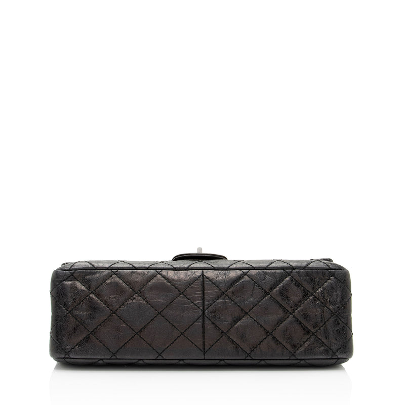 Chanel Aged Calfskin Reissue 225 Double Flap Shoulder Bag (SHF-wB1PQ1)