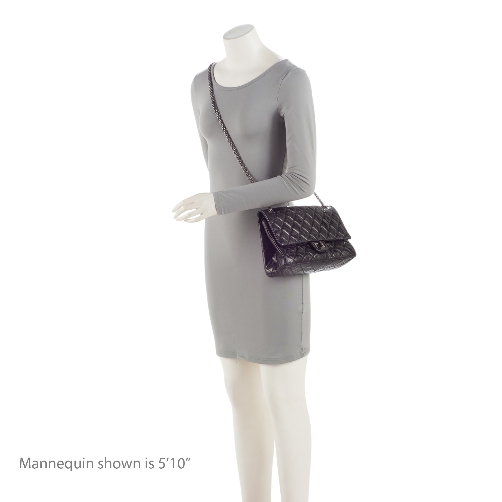 Chanel Aged Calfskin Reissue 225 Double Flap Shoulder Bag (SHF-wB1PQ1)