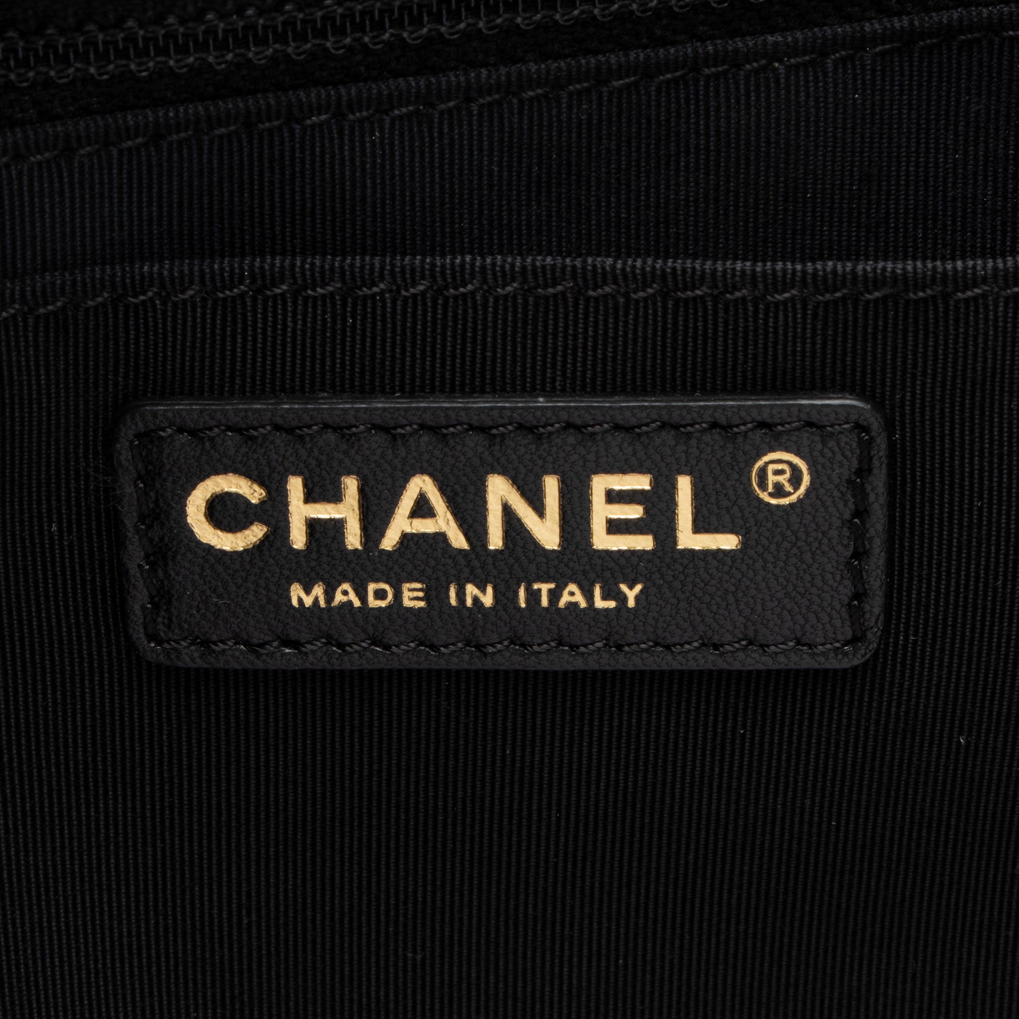 Chanel Bicolor Calfskin Large Boy Tote