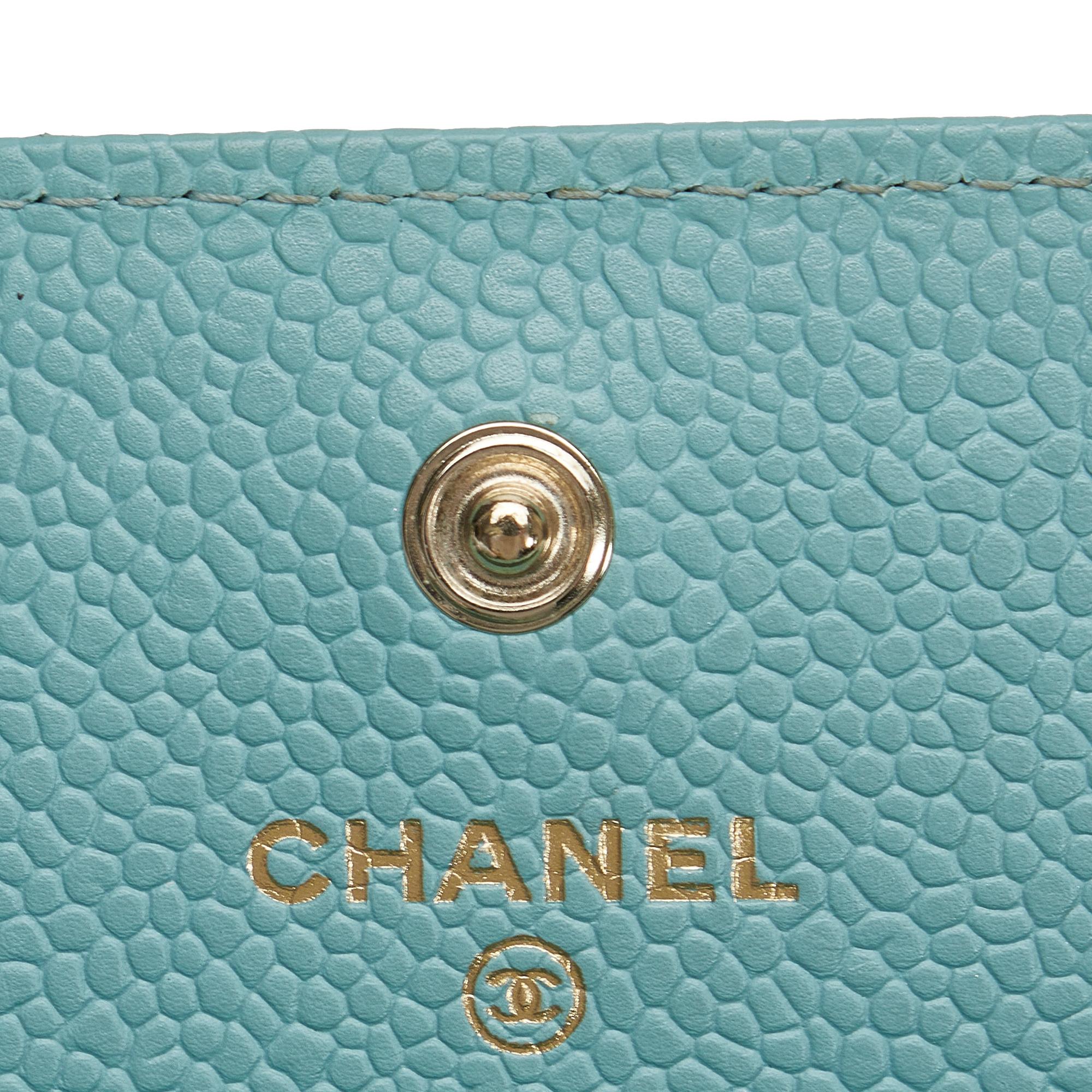 Chanel Boy Caviar Leather Wallet (SHG-7RrsXi)