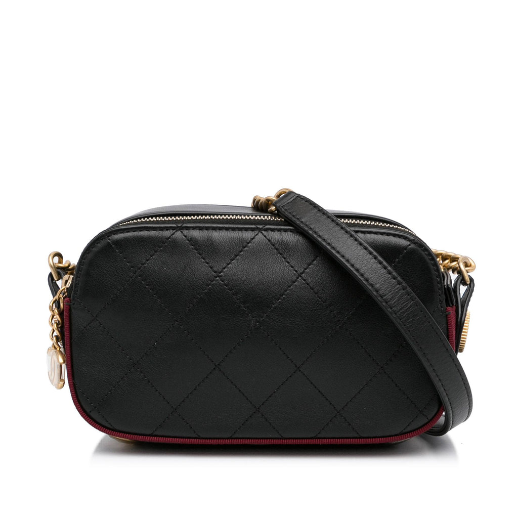 Chanel Double Pocket Shoulder Bag Denim Medium