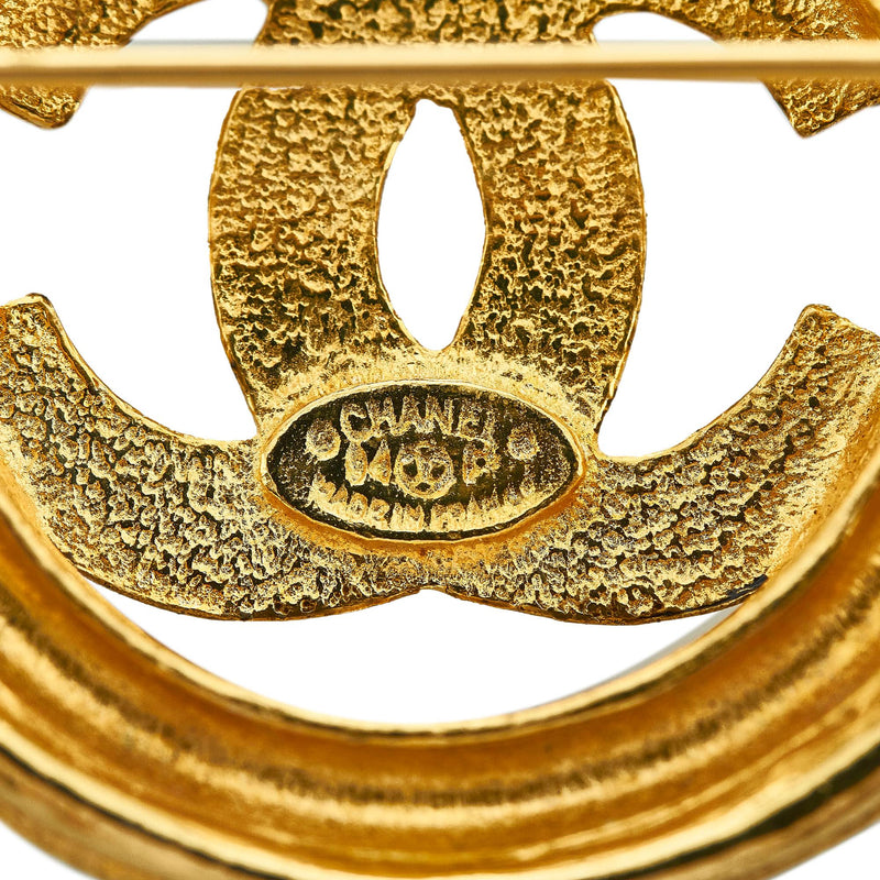 CHANEL CC mark Brooch Gold Gold plate 300060099 – BRANDSHOP-RESHINE