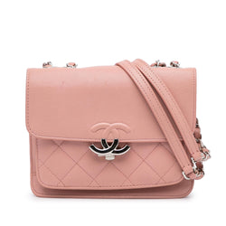 Chanel CC Calfskin Box Flap Bag (SHG-GGzEwT)