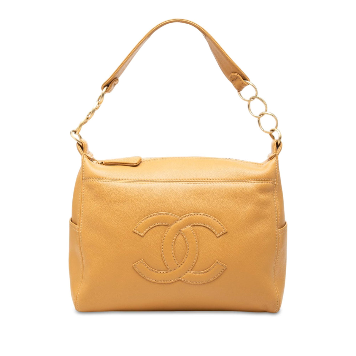Chanel CC Calfskin Chain Shoulder Bag