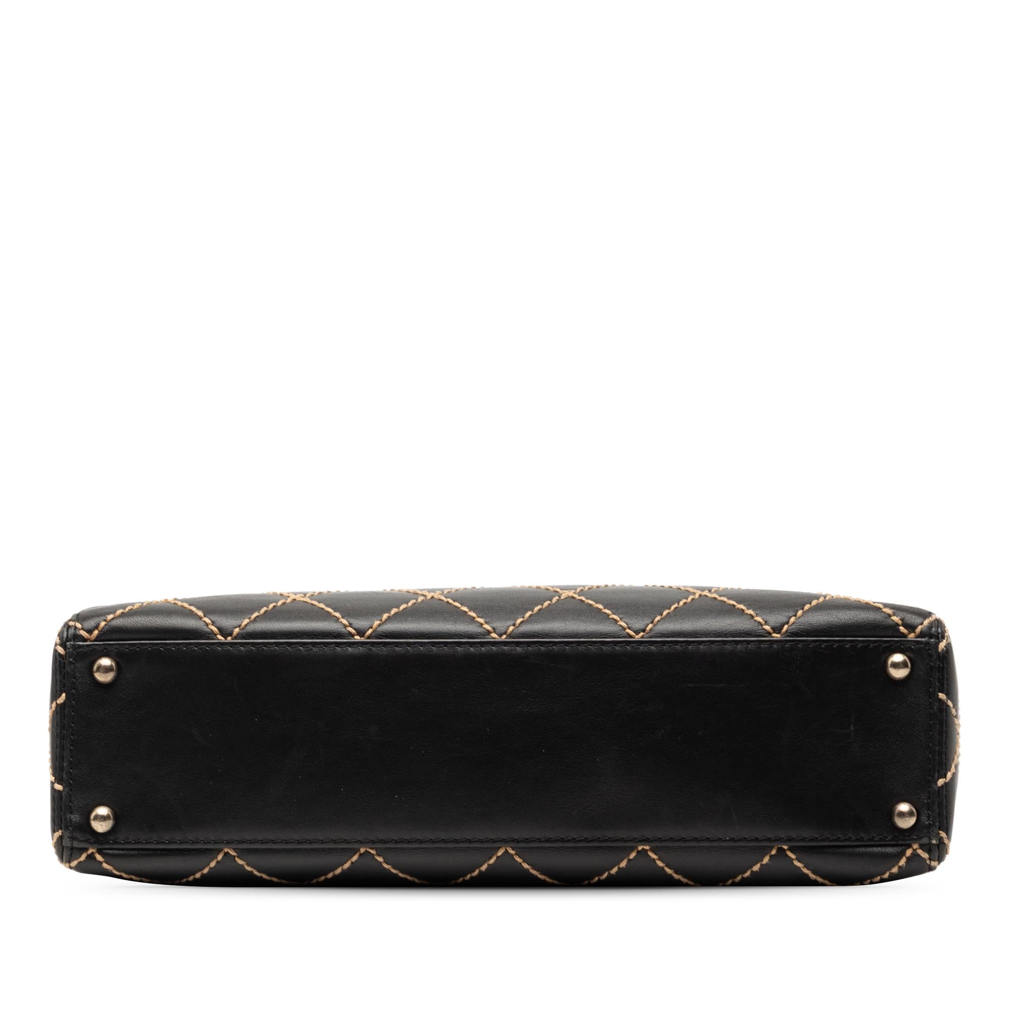 Chanel CC Calfskin Wild Stitch Handbag