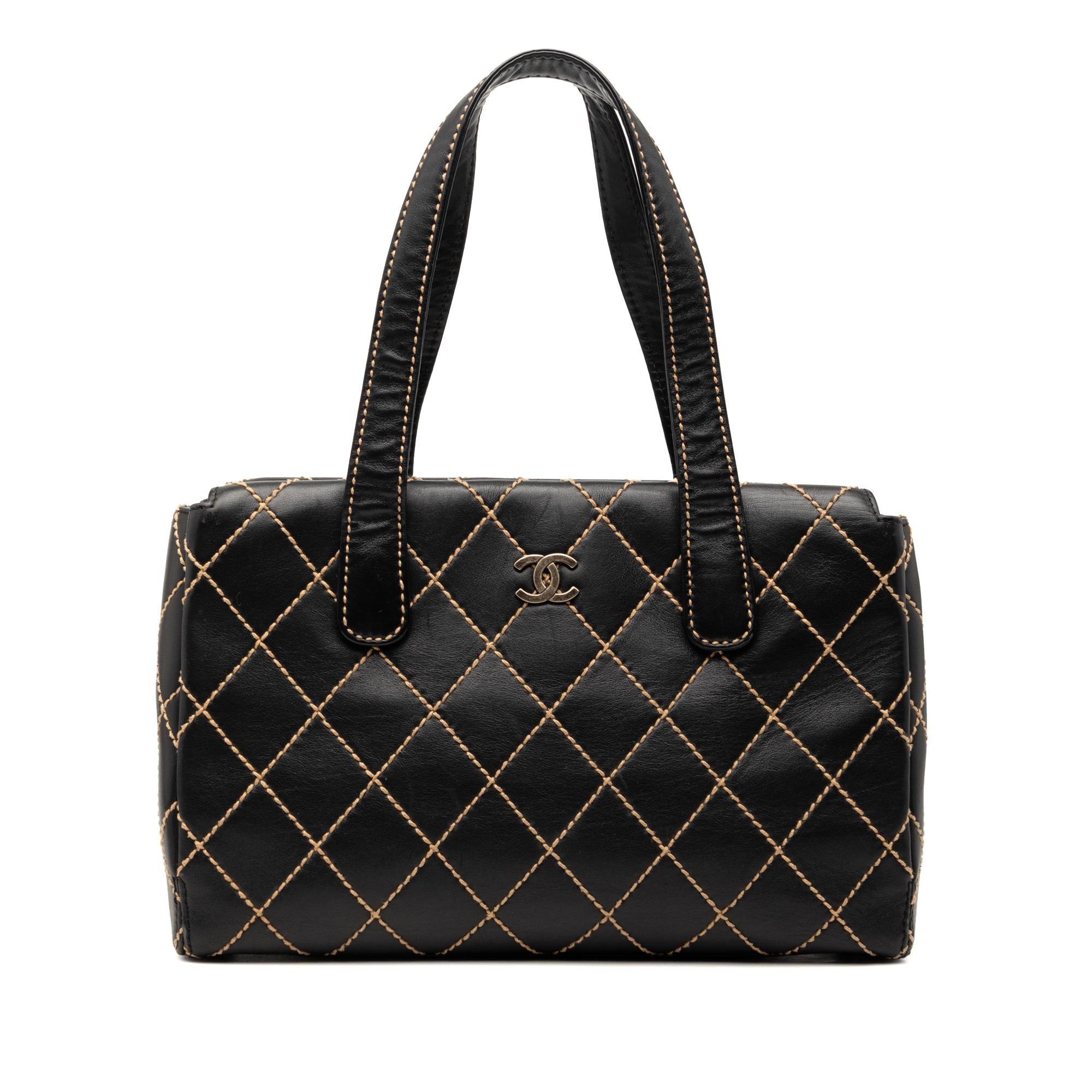 Chanel CC Calfskin Wild Stitch Handbag