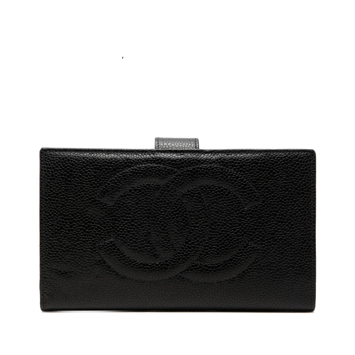 Chanel CC Caviar French Long Wallet