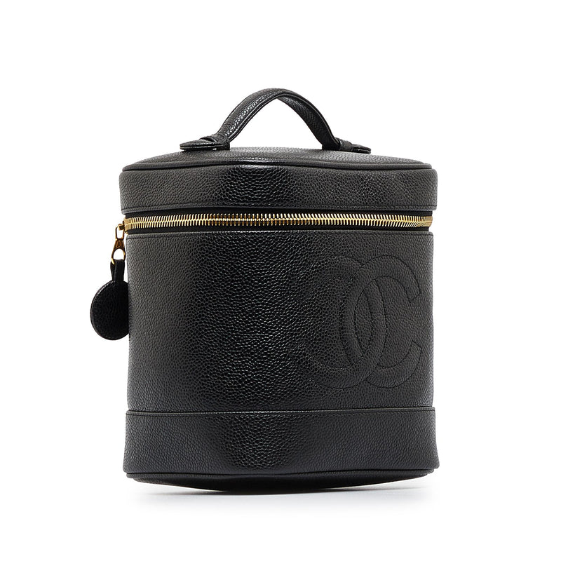 Chanel CC Caviar Vanity Bag (SHG-odlI79)