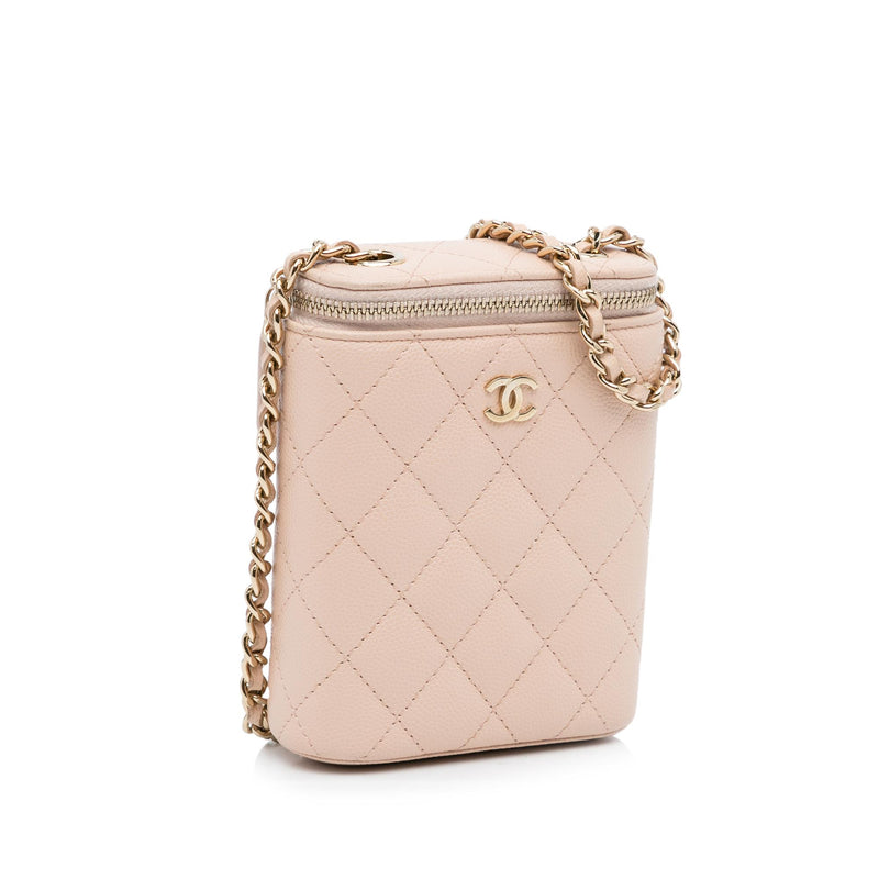 Chanel CC Caviar Vanity Bag (SHG-q2ptB5)