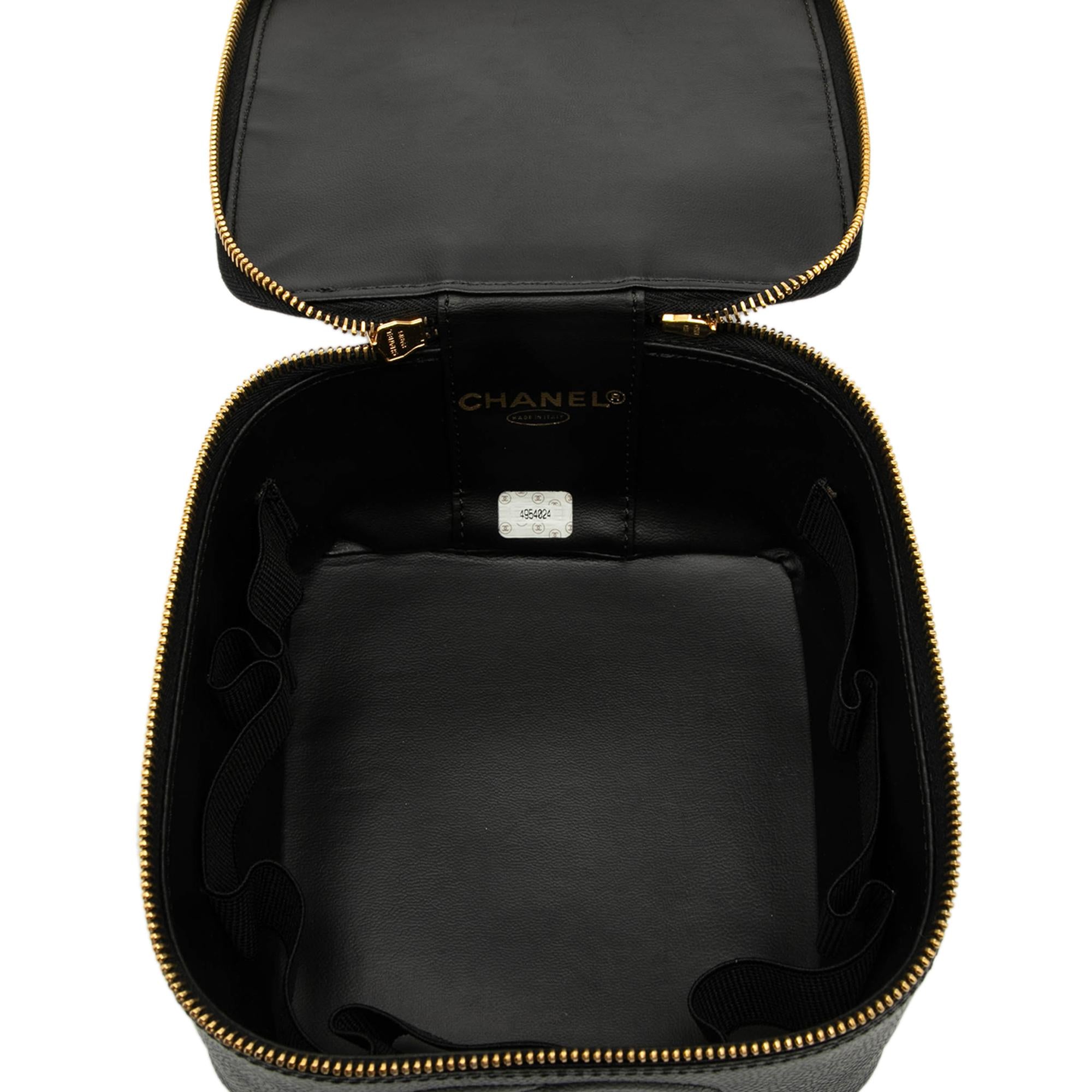 Chanel CC Caviar Vanity Bag