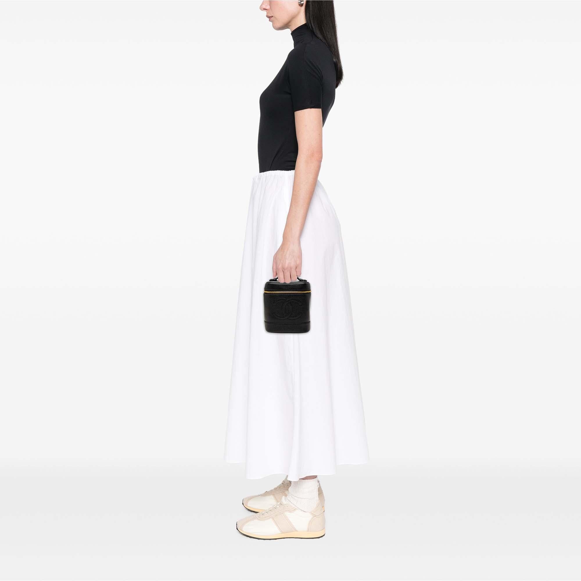 Chanel CC Caviar Vanity Bag
