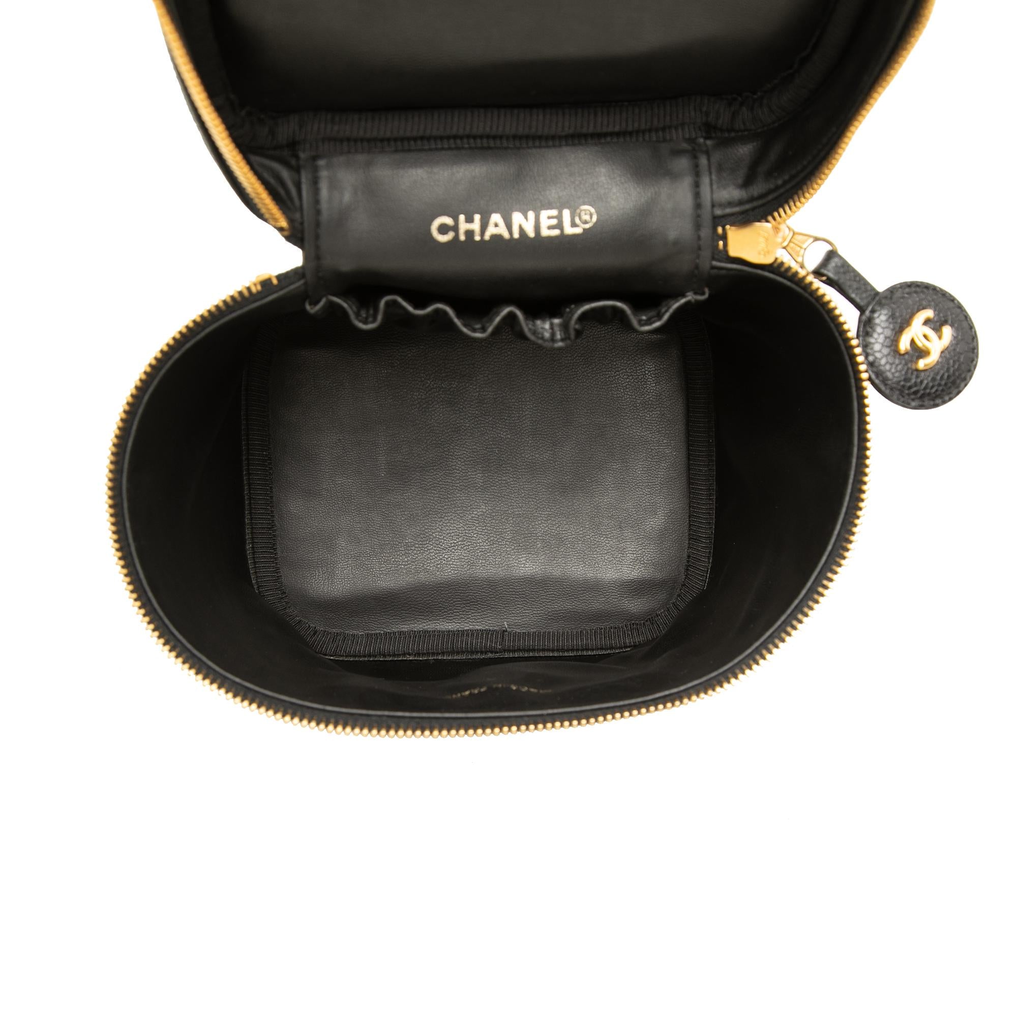 Chanel CC Caviar Vanity Bag