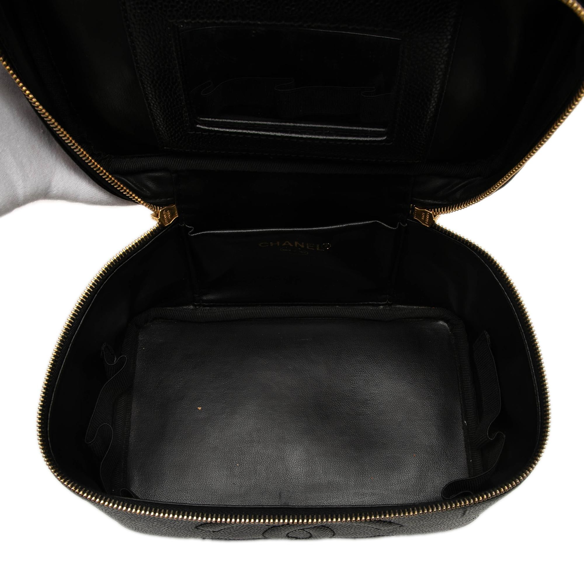 Chanel CC Caviar Vanity Bag