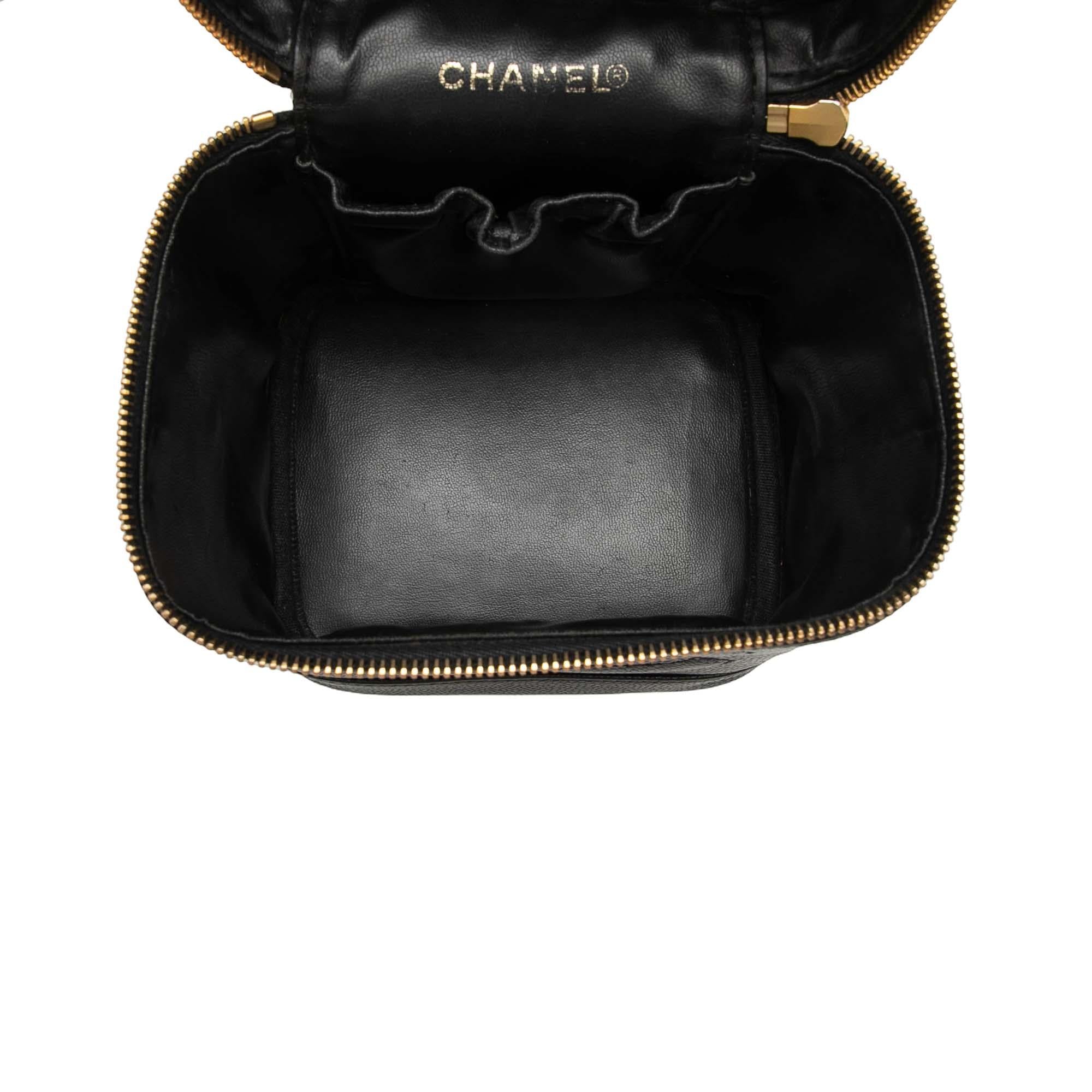 Chanel CC Caviar Vanity Case