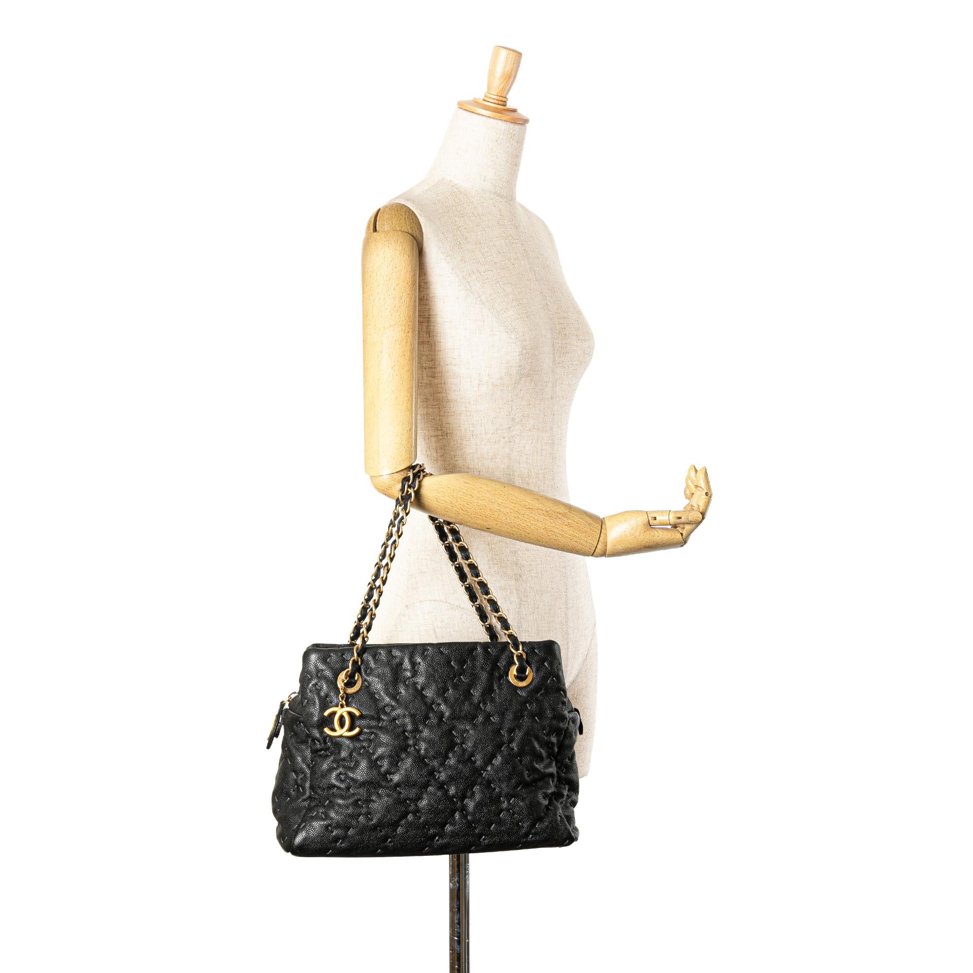 Chanel CC Caviar Wild Stitch Tote