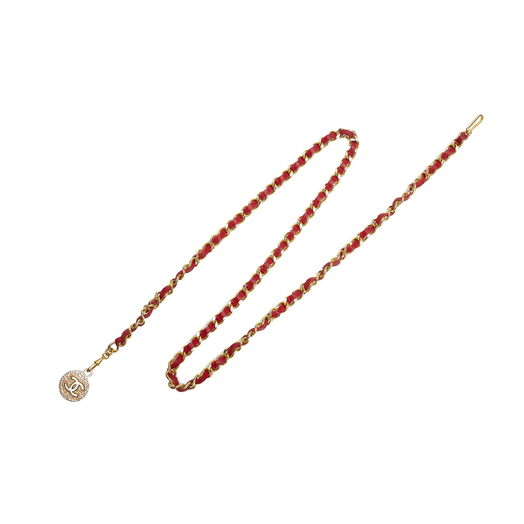 Chanel CC Chain-Link Belt - 38 / 96.00 (SHG-Je7j1o)