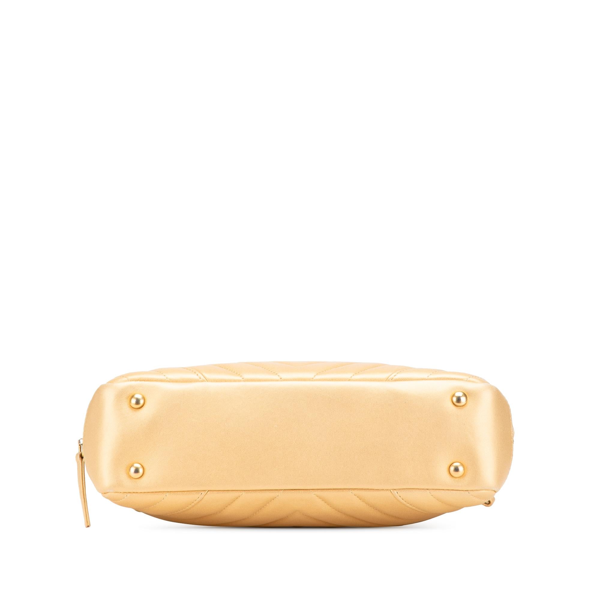 Chanel CC Chevron Lambskin Camera Shoulder Bag