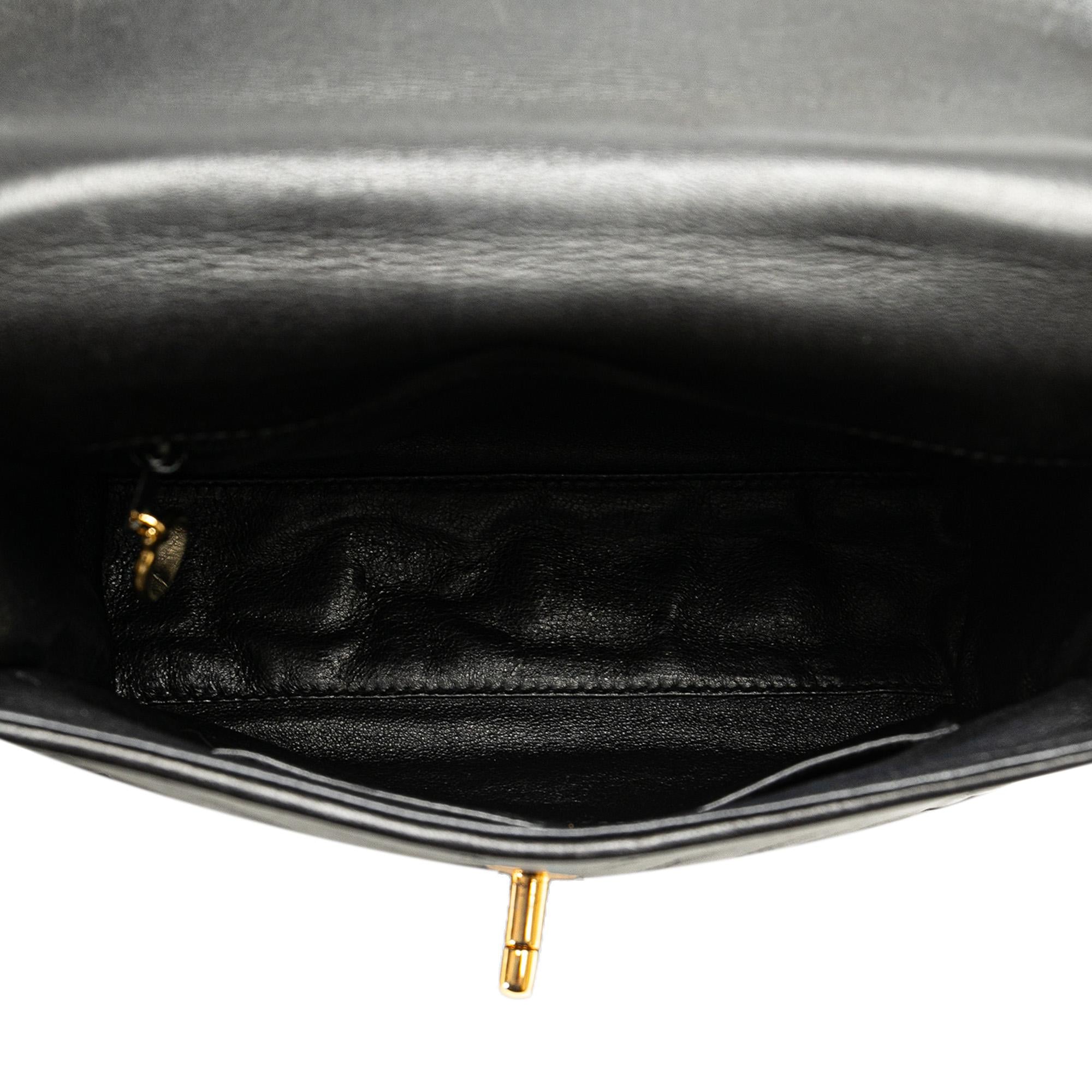 Chanel CC Chevron Lambskin Flap